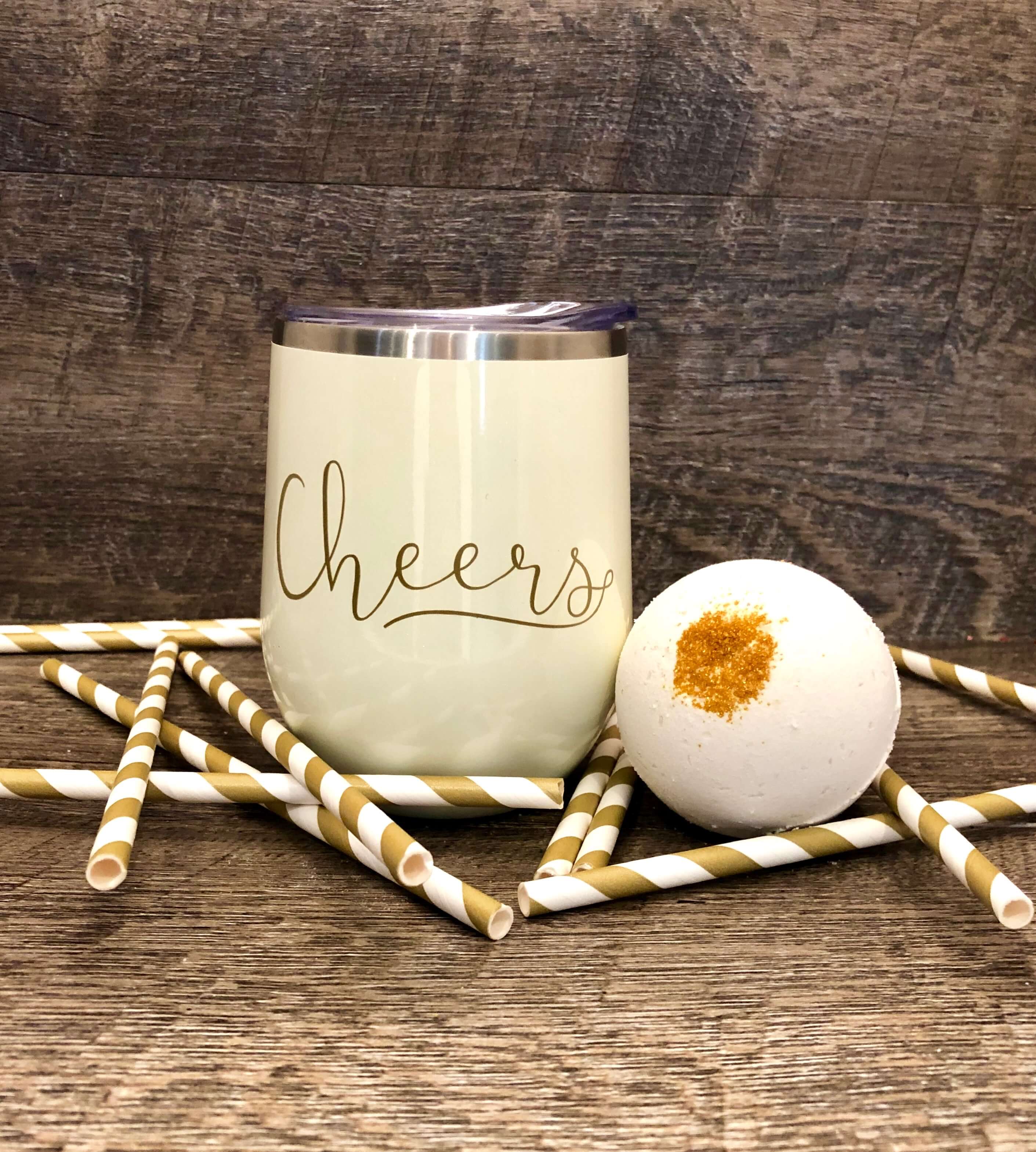 CELEBRATION BOX Gift Set | CHEERS "champagne" Scented - Side Hustle Serenity