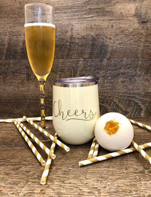 CELEBRATION BOX Gift Set | CHEERS "champagne" Scented - Side Hustle Serenity