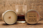 Whiskey Neat | Oak Aged Whiskey Scented Soy Candle - Side Hustle Serenity