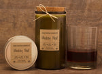 Whiskey Neat  | Oak Aged Whiskey Scented Soy Candle - Side Hustle Serenity