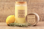 Lemon + Lavender Scented Soy Candle - Side Hustle Serenity